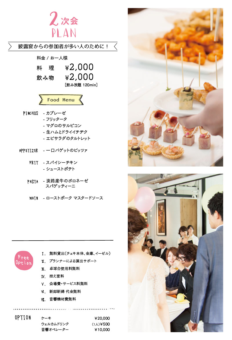 ガーブ リーブスで2次会